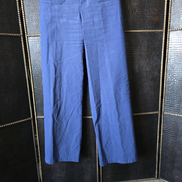 Anthropologie Royal Blue Flare Pants - Picture 7 of 13